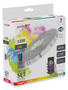 Avide LED Szalag Bliszter, 12V, 16W, RGB, 5m (ALSB5050RGBTUYA44-5M)