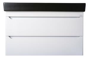 TMP SHARP 100 fali fürdőszobabútor - CeraStyle SHARP FEKETE mosdóval - 100 x 48 cm