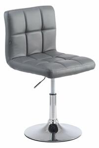 Palma Lounger V2 steppelt bárszék műbőr szürke - króm 101810808