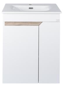 TMP VISION LONG 60 fali függesztett fürdőszobai bútor - SKY E-8099-60 mosdóval- 61 x 46 x 74 cm