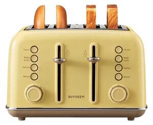 Buydeem DT640E-MY/EU Kenyérpirító, sárga