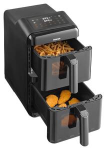 Sencor SFR 1250BK Forrólevegős fritőz, fekete