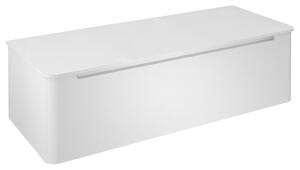 Sapho Sapho, KERALA mosdószekrény 120x35x47,5cm, 1x fiókos, fehér fényű, KR120-3030