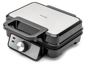 Huslog AK-2149 Dupla gofrisütő, fekete/inox