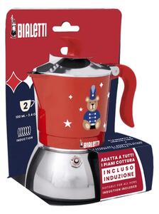Bialetti Fiammetta Indukciós kotyogós kávéfőző, 2 adag, piros (6651)
