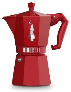 Bialetti Moka Exclusive kotyogós kávéfőző, 6 adag, piros (9056)