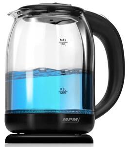 MPM MCZ-129 Vízforraló 1,6l, üveg, 1500W