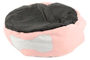 BONENEST rózsaszín plüss kutya/macska ágy 50 cm