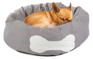 BONENEST szürke plüss kutya/macskaágy ágy 50 cm