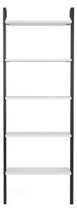 Magliana fekete-fehér könyvespolc 66 x 29 x 180 cm