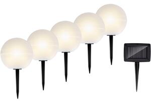 Grundig Solar kerti lámpa, leszúrható gömb, 5 db