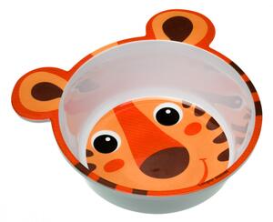 Canpol melamin csúszásmentes tányér 490 ml - tigris