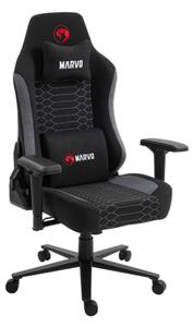 Marvo Kahn Gray Gamer szék, fekete/szürke (CH-178 GY)
