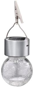 Grundig Solar lámpa csipesszel, színes LED