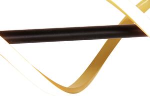 Arany függőlámpa 3 fokozatú, Kelvin színben szabályozható LED-del - Henk