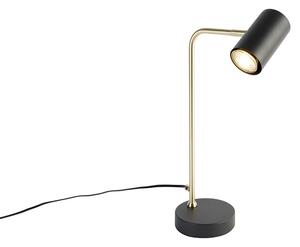Modern asztali lámpa fekete arannyal - Beata