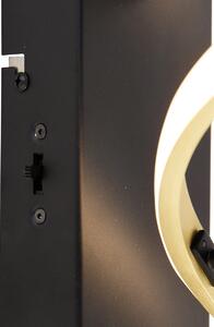 Arany fali lámpa, LED-del, 3 fokozatban szabályozható Kelvin - Henk színben