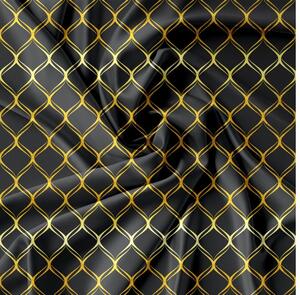 OMAHA fekete mikroszálas ágynemű +JERSEY sárga lepedő 90x200 cm
