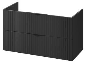Cersanit Tirso, fali mosdószekrény 994x447x572 mm, matt fekete, S1017-012