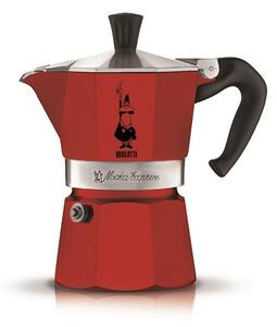 Bialetti Moka Express kotyogós kávéfőző 3 adag, piros (4942)