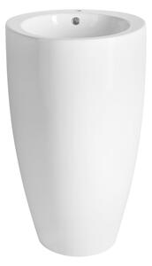 Aqualine Aqualine, Kerámia szabadon álló mosdó, 50x84cm, fehér, VS701
