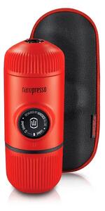 Wacaco Nanopresso hordozható kávéfőző őrölt kávéhoz, Láva vörös + kemény védőtok