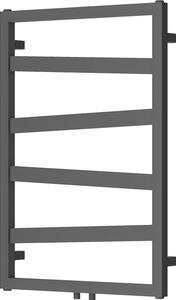 Mexen, Mexen Zoom dekoratív fürdőszobai radiátor 770 x 530 mm, 275 W, antracit - W130-0770-530-00-66
