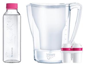 BWT AQUAlizer Home 2,7 L kancsó manuális fehér + 1MMW szűrőbetét + bWater üvegkulacs (125626883)
