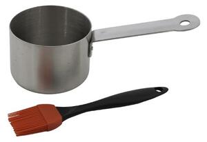 Barbecook BC-ACC-7211 Rozsdamentes acél edény szilikon ecsettel