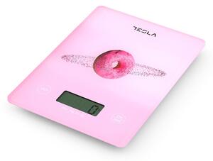 Tesla KS101P Konyhai mérleg, rózsaszín