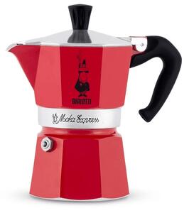 Bialetti Moka Express kotyogós kávéfőző, 1 adag, piros (4941)