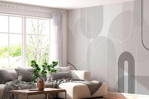 Fotótapéta Szürke és fekete design, Absztrakt fotótapéta, Népszerű fotótapéta, w02826v1 - Tapeko.hu