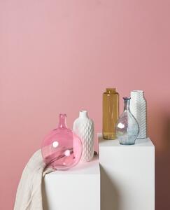 Üveg Dekor váza 31 Rózsaszín CHAPPATHI