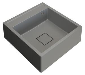 Gamma Farmerski, 1 rekeszes gránit mosogató 600x630x210 mm, szürke, GMA-ZLE000212