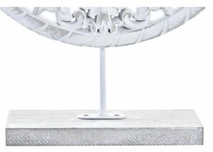 DKD Home Decor Asztaldísz MDF Fehér Mandala (24 x 6 x 32 cm)