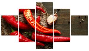 Kép - chili, paprika (125x70cm)