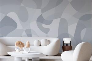 Fotótapéta Szürke és fehér háttér, Designer fali fotótapéta, Népszerű fotótapéta, w02932v1 - Tapeko.hu