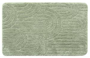 Aqualine Aqualine, RIST fürdőszobaszőnyeg, 50x80cm, 100% poliészter, csúszásgátló, zöld, NI8594