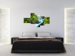 Hegyi patak - modern kép (150x85cm)