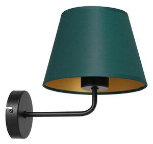 Luminex Fali lámpa ARDEN 1xE27/60W/230V zöld/arany LU3557