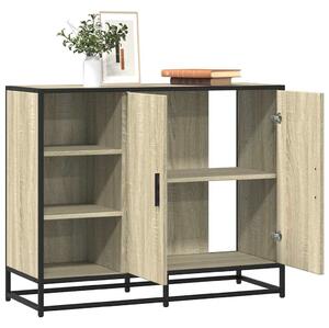 VidaXL sonoma tölgy színű szerelt fa tálalóasztal 92 x 35 x 76 cm
