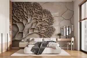 Fotótapéta Korall betonfelületen, Természet fotótapéta, Népszerű fotótapéta, w02908 - Tapeko.hu