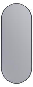 Erga Oval, ovális tükör 35x90cm, fekete keret, ERG-V01-OVAL-3590-BK