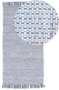Szőnyeg BESNI Szürke 80 x 150 cm Pamut