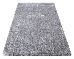 Szürke bolyhos szőnyeg Szélesség: 80 cm | Hossz: 150 cm