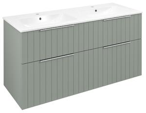 Sapho Sapho, CIRASA STRIP mosdószekrény 118.4x64x46cm, zöld, CR121-4444S-21