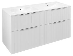 Sapho Sapho, CIRASA STRIP mosdószekrény 118.4x64x46cm, matt fehér, CR121-3131S-21