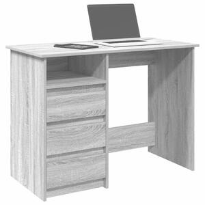 VidaXL szürke sonoma színű szerelt fa íróasztal 102x50x75 cm