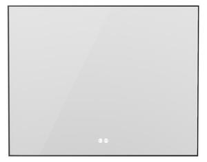 Erga Megan, LED tükör 120x80cm fekete keretben, 3105 lm, 3 fényszín, háttérvilágítás, ERG-V01-MEGAN-1280-BK
