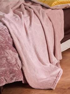 Sinsay - Mintás takaró - pasztellpink